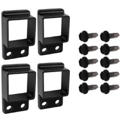 Zeus  Bracket  BLACK  4 pack