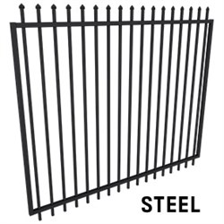 Zeus Steel  2450Wx2100H  BLACK